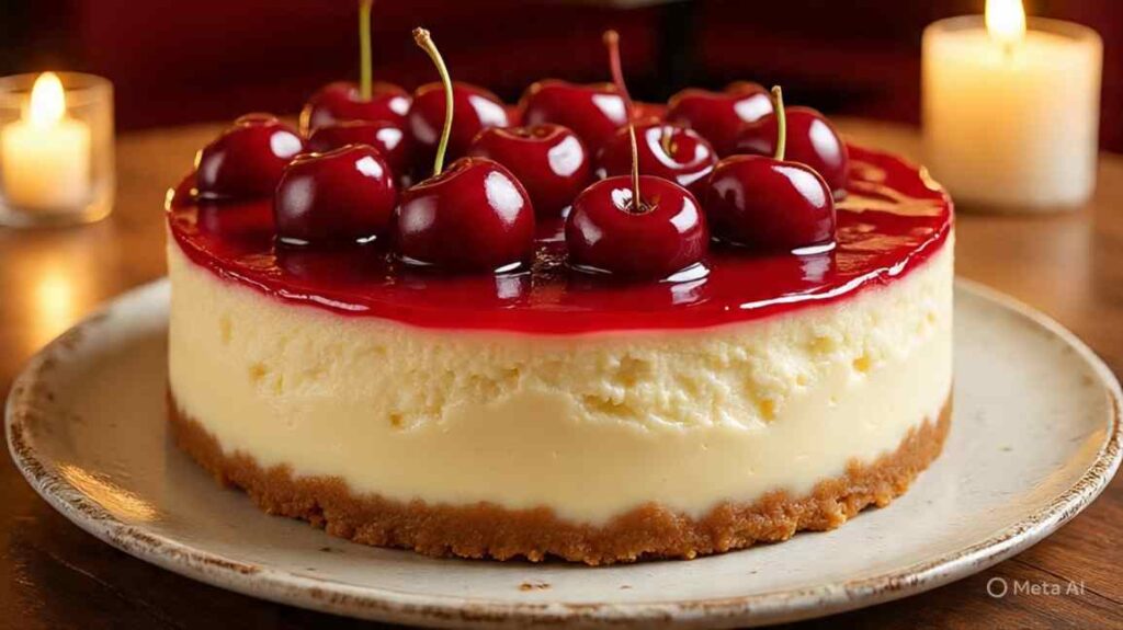 Philly Cream Cheese Cherry Cheesecake Recipe