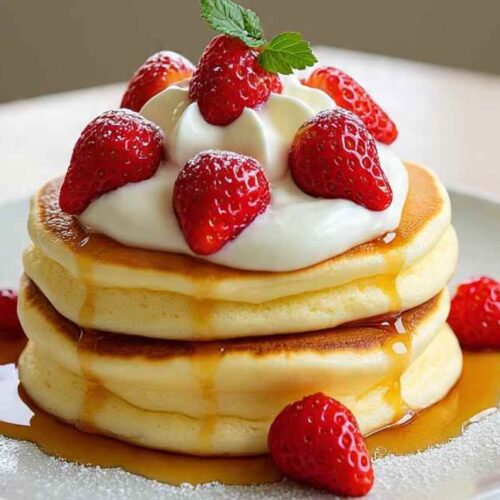 Japanese Fluffy Pancakes Recipe