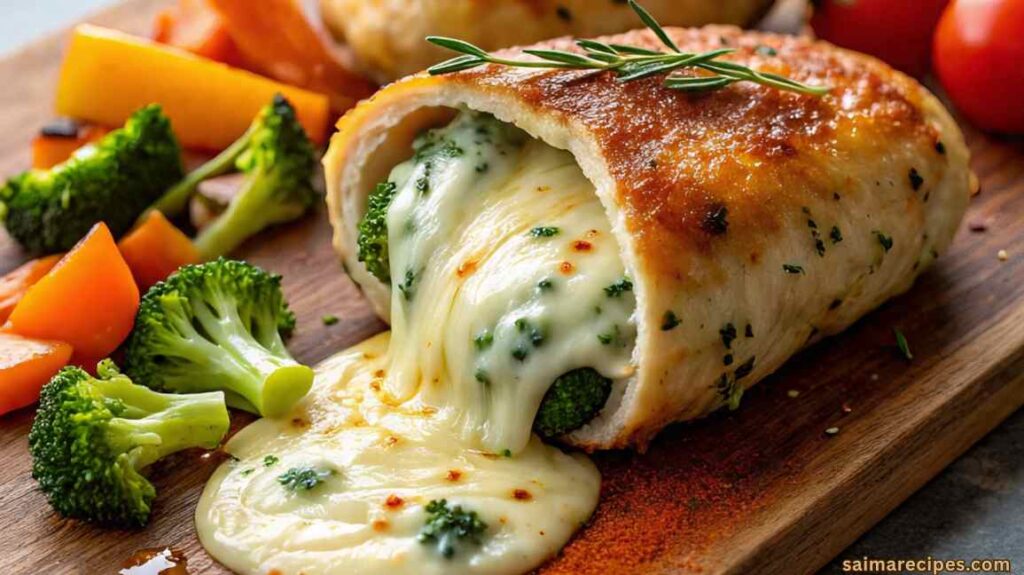 Broccoli Cheese Stuffed Chicken Breast Recipe