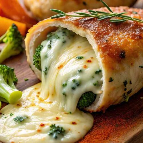 Broccoli Cheese Stuffed Chicken Breast Recipe